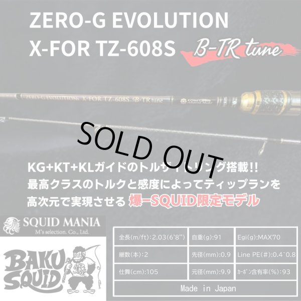 画像1: ZERO-G EVOLUTION  X-FOR TZ 608S B-TR tune (1)