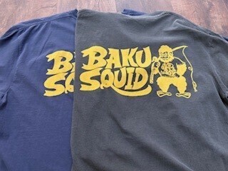 BAKU SQUIDオリジナルTシャツ  (gorira)